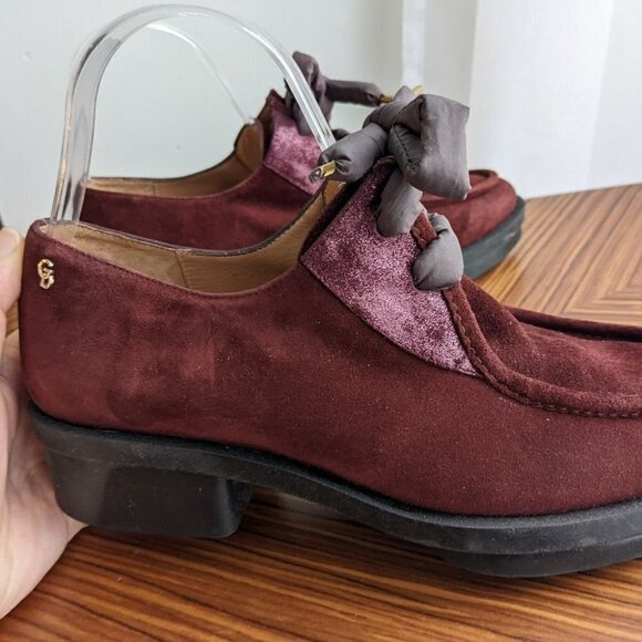 GADEA By Lodi new gel burgundy suede mocassins loafers size 39 @S7 - Picture 11 of 15